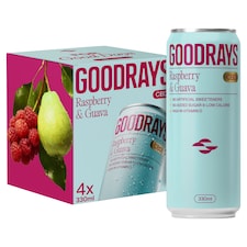Goodrays CBD Raspberry & Guava Drink 4 x 330ml