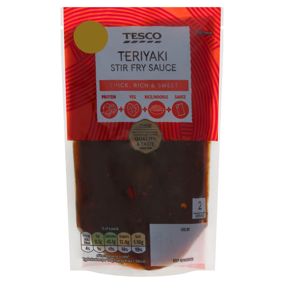 Tesco Teriyaki Stir Fry Sauce 165g