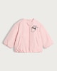 image 1 of Disney Minnie Mouse Puffer Jacket in Pink