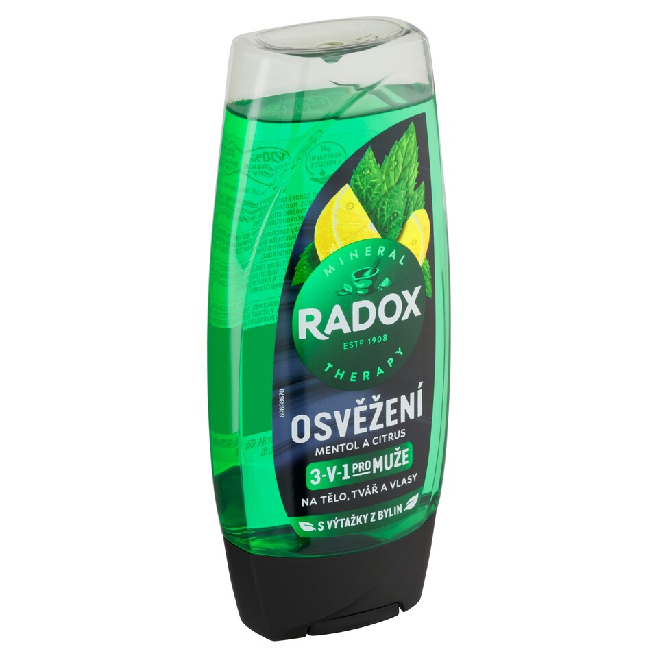 Radox Refreshment Menthol and Citrus 3in1 for Men 225ml