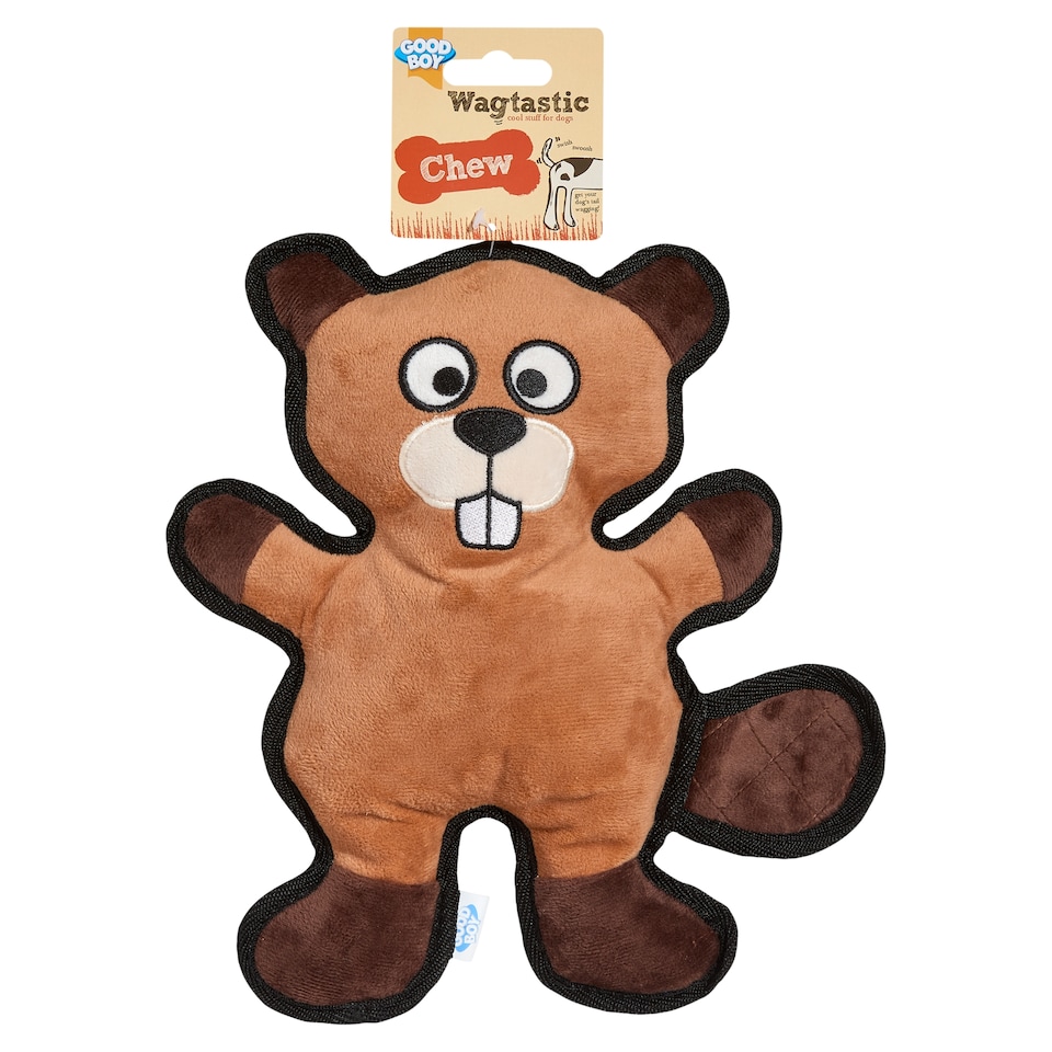 Good Boy Wagtastic Chew Tough Plush Character Dog Toy