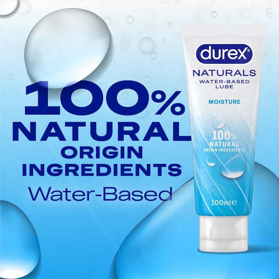 image 1 of Durex Naturals Moisture Lube Water Based 100ml