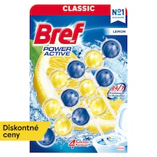 Bref Power Active Lemon Solid Toilet Block 3 x 50 g