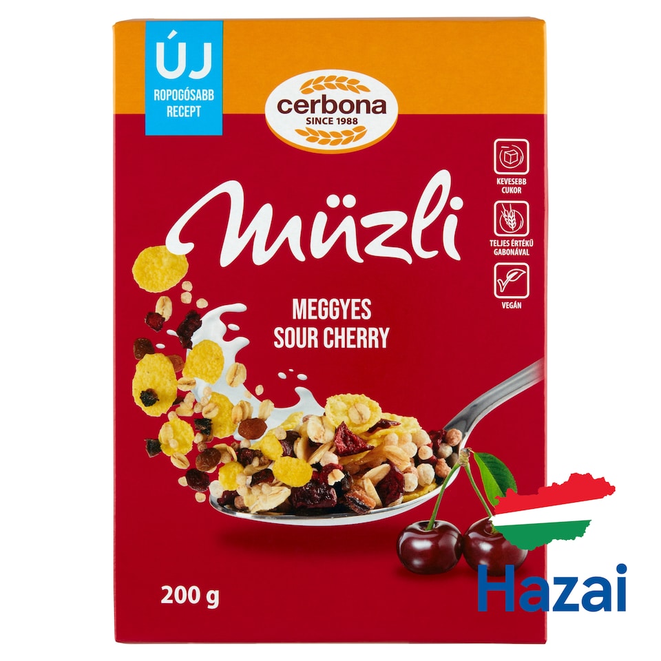 Cerbona meggyes müzli 200 g
