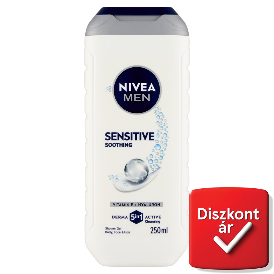image 1 of NIVEA MEN Sensitive Body, Face & Hair Shower Gel 250 ml