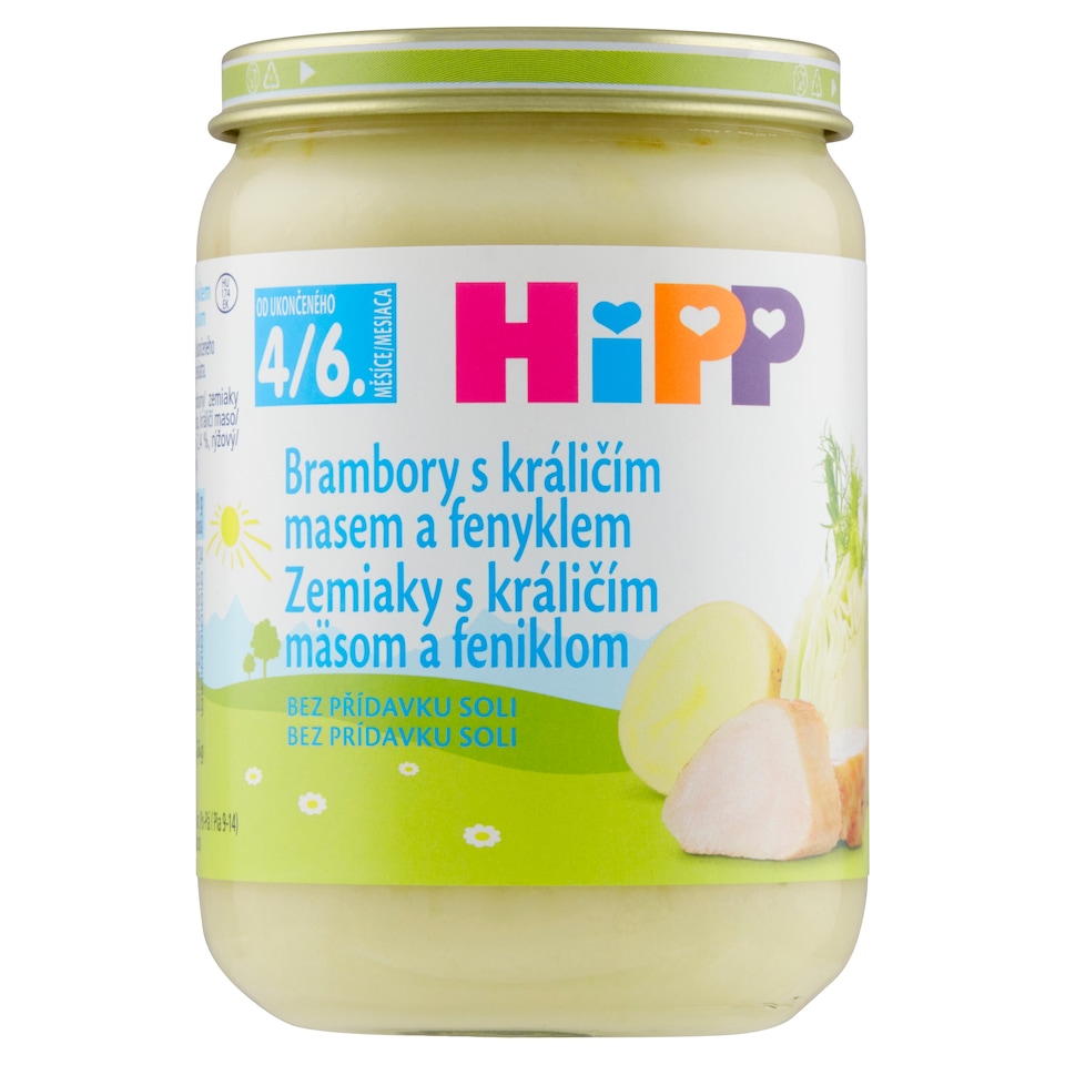 Obrázek 1 pro produkt HiPP Brambory s králičím masem a fenyklem 190g