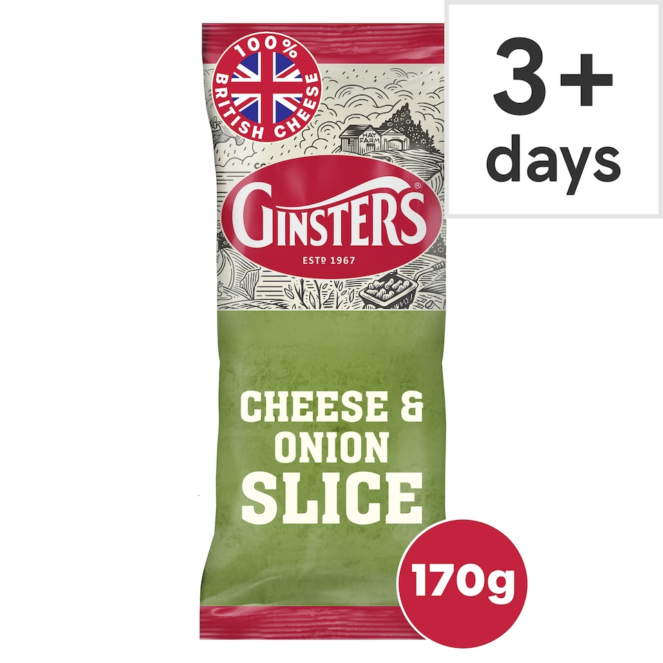 image 1 of Ginsters Cheddar & Onion Slice 170G