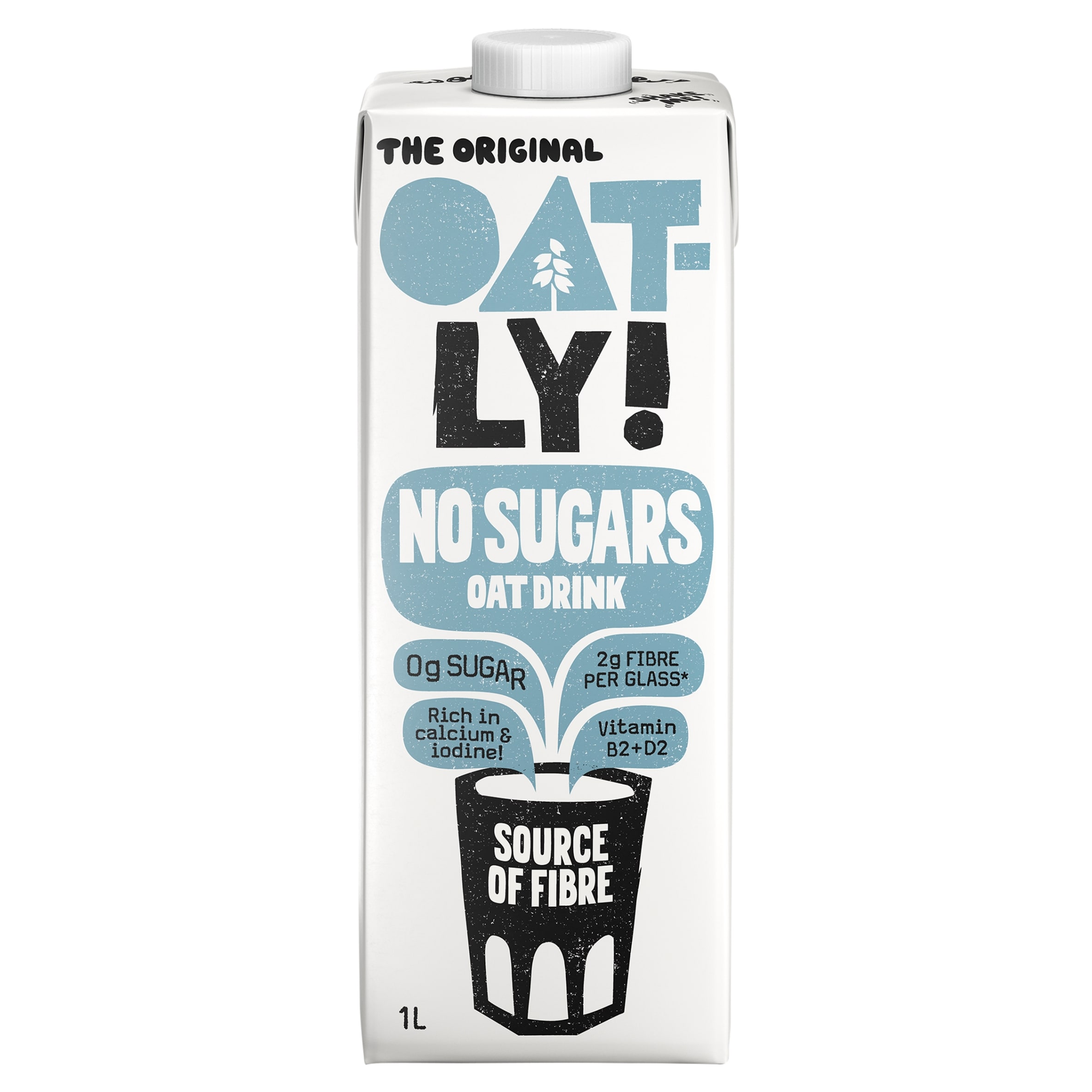 Oatly The Original No Sugars Oat Drink 1L