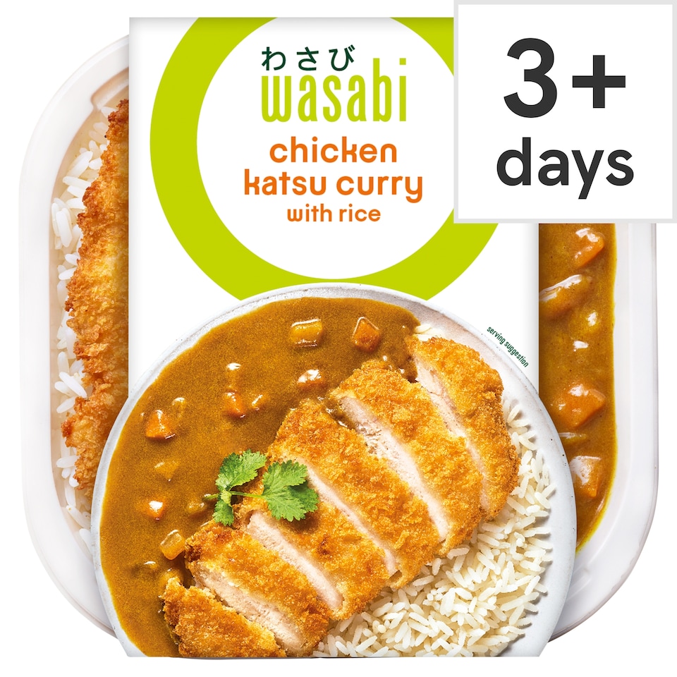 Wasabi Chicken Katsu Curry With Rice 450G