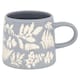image 1 of Fox & Ivy Grey Foliage Mug