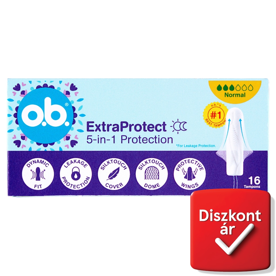 o.b. ExtraProtect Normal tampon 16 db