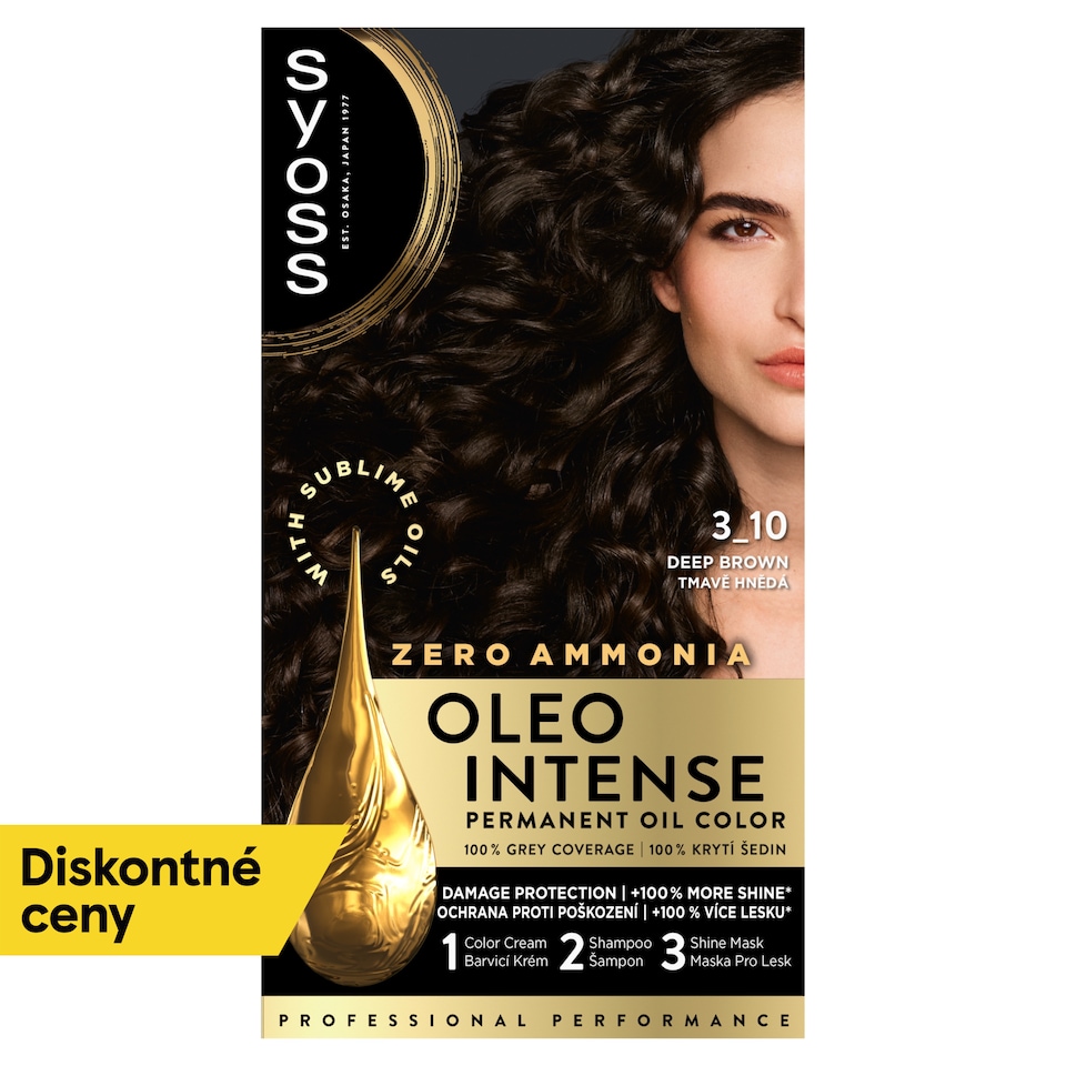 Syoss Oleo Intense 3-10 Tmavohnedý 50 ml