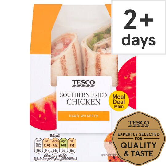 Tesco Southern Fried Chicken Wrap (C) Tesco Groceries