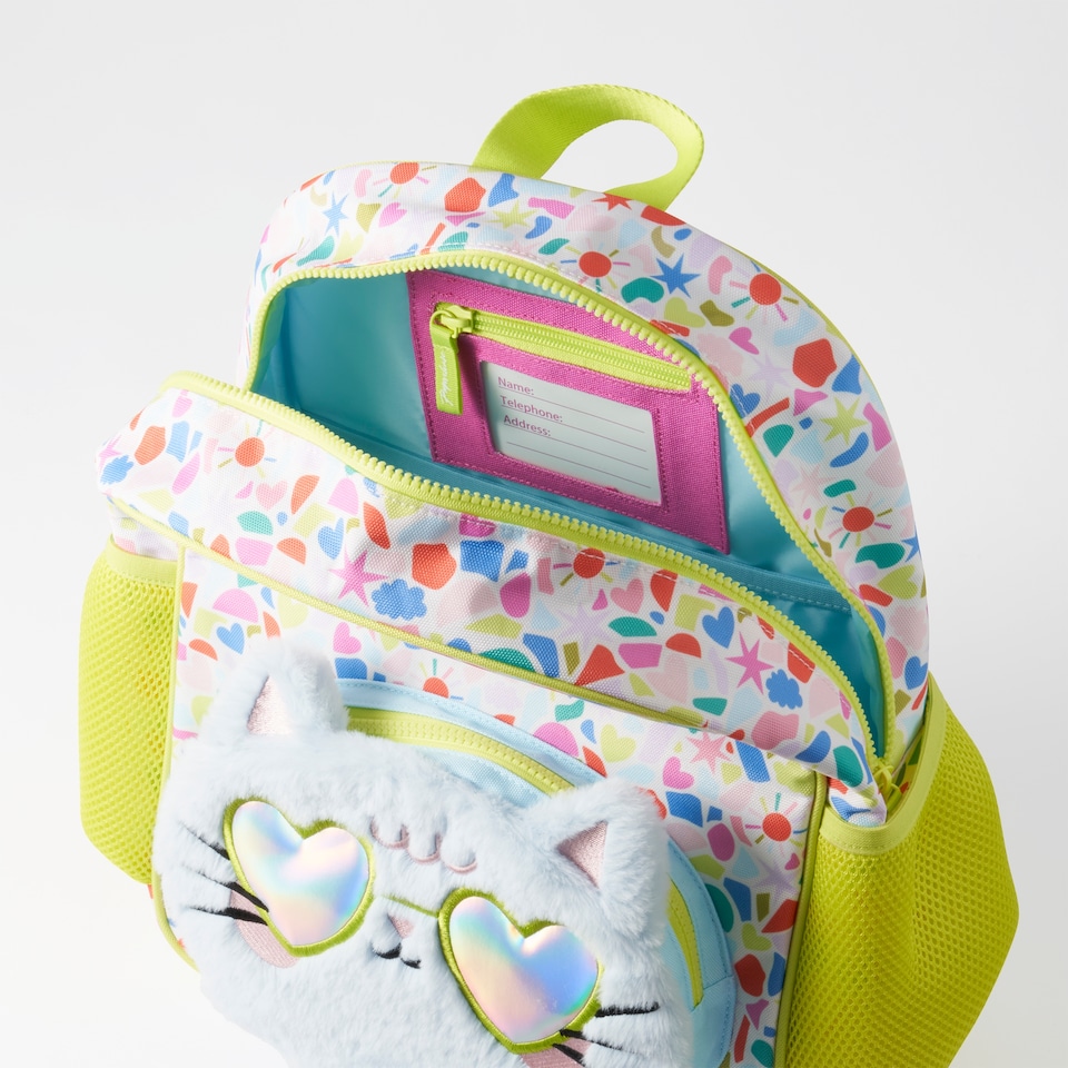 image 1 of Paperchase Terrazzo Cats Backpack