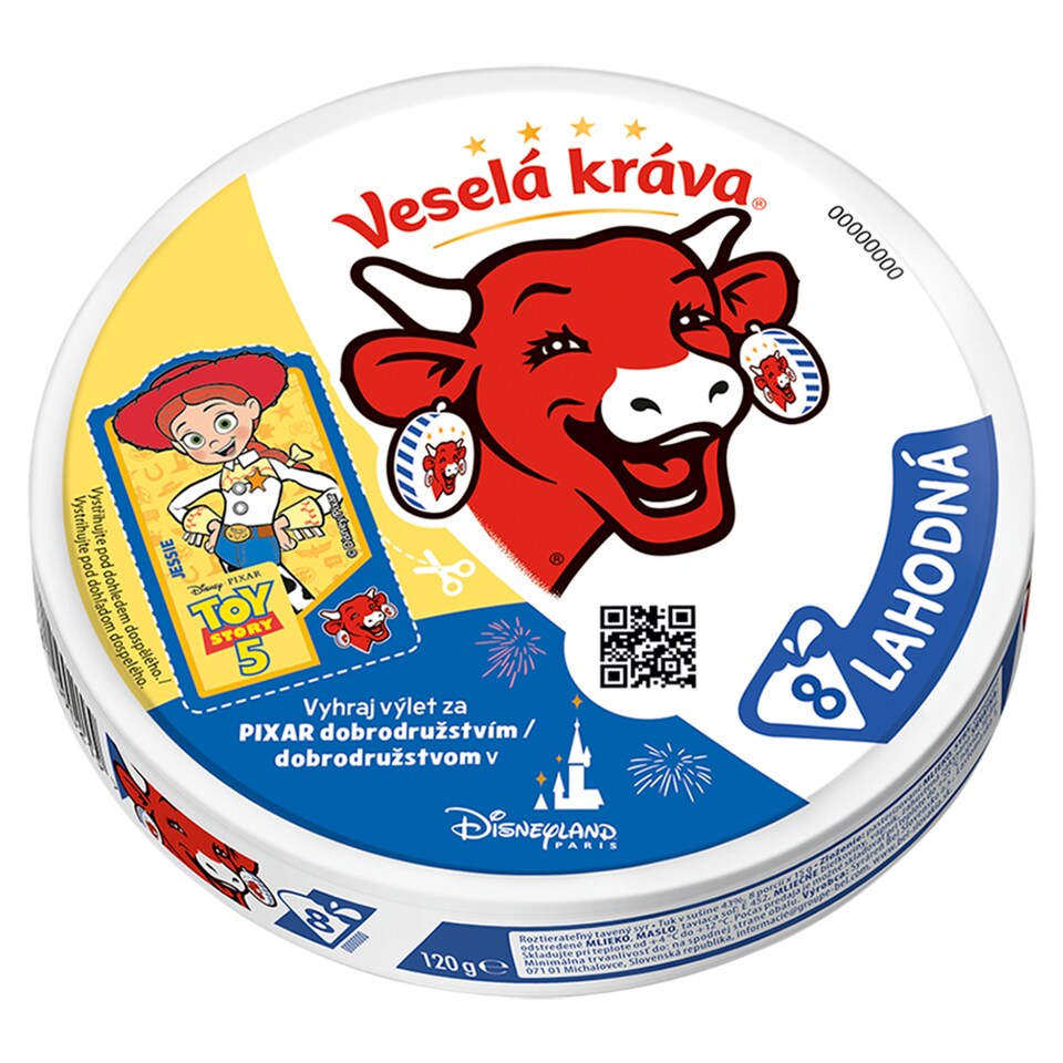 Veselá Kráva Delicious Spreadable Processed Cheese 120 g