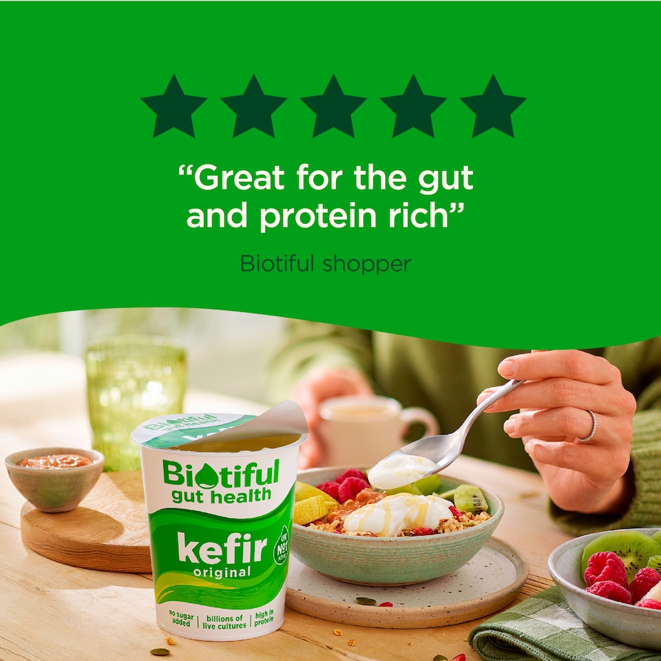 image 1 of Biotiful Gut Health Kefir Natural Yogurt Original 350g