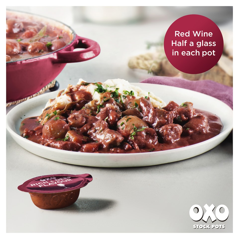 image 1 of Oxo Stock Pots Red Wine 4 X 20G
