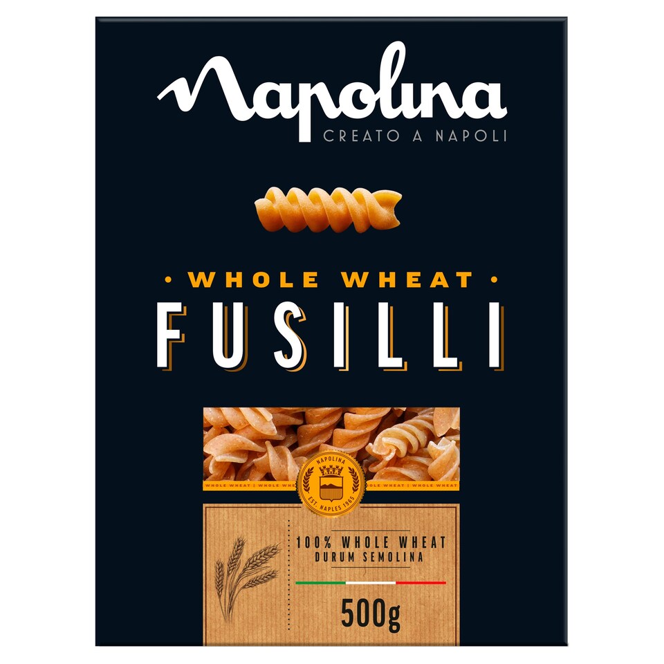 Napolina Whole Wheat Fusilli 500G Tesco Groceries