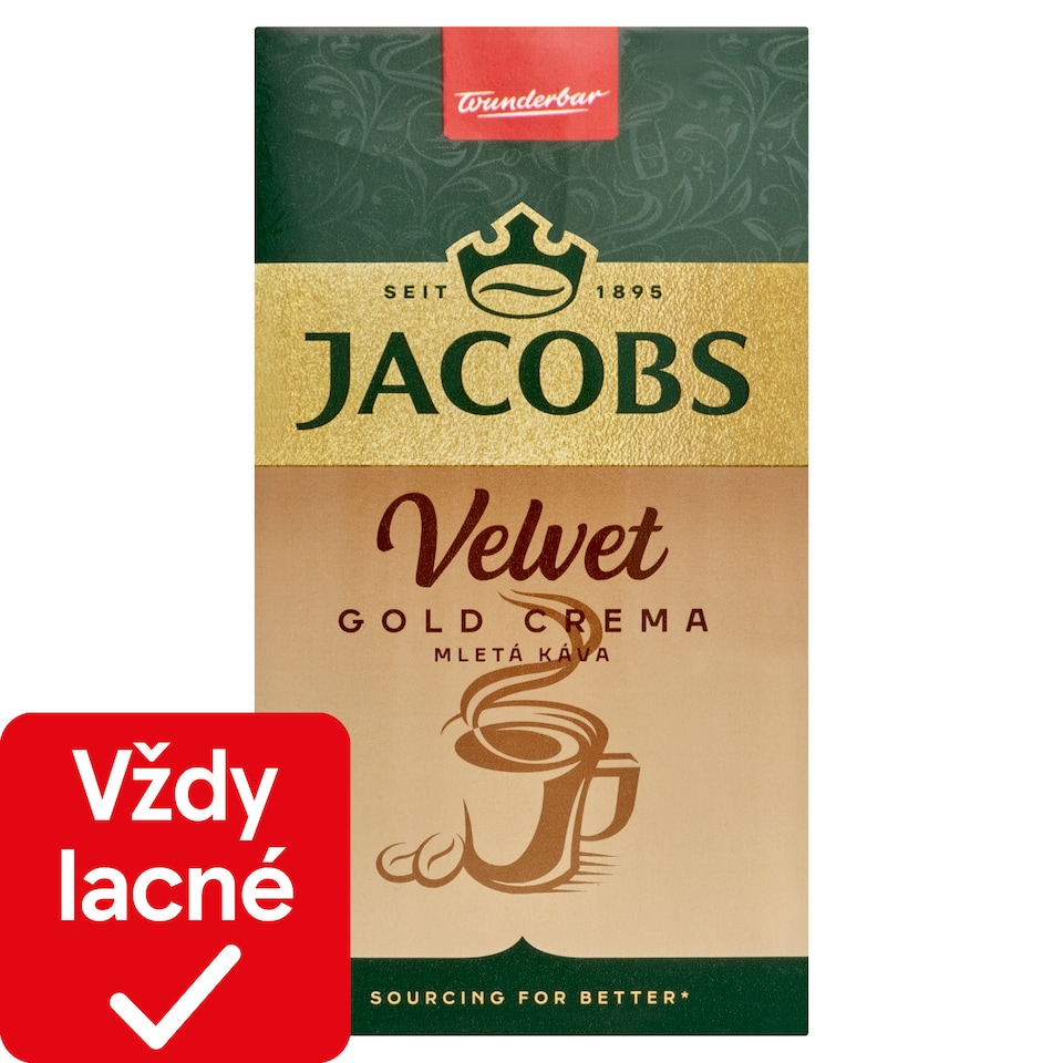 obrázok 1 z Jacobs Velvet Gold Crema mletá káva 250 g
