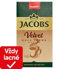 Jacobs Velvet Gold Crema mletá káva 250 g