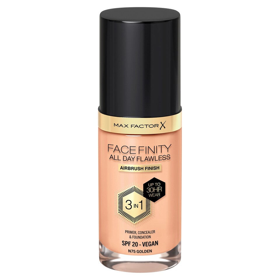 image 1 of Max Factor Facefinity Flawless Foundation N75 Golden 30Ml