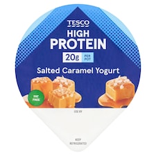 Tesco High Protein Salted Caramel Yogurt 215g