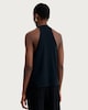 image 3 of F&F Cowl Neck Metal Accent Sleeveless Top in Black