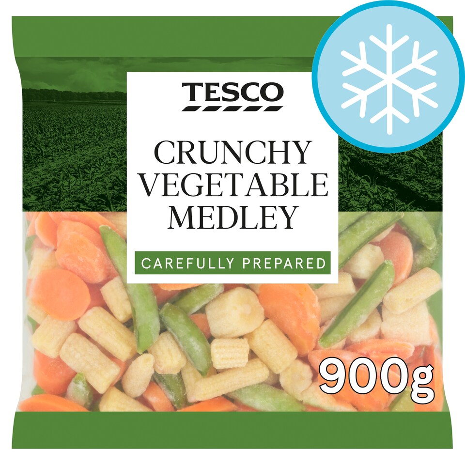Tesco Crunchy Vegetable Medley 900G