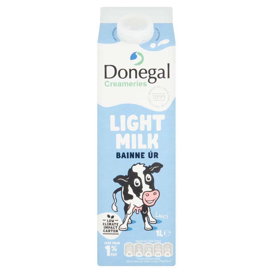Donegal Creameries Low Fat Milk 1L