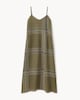 image 6 of F&F Scarf Print Midi Dress in Multi Green
