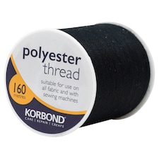 Korbond Thread Poly 160M Black