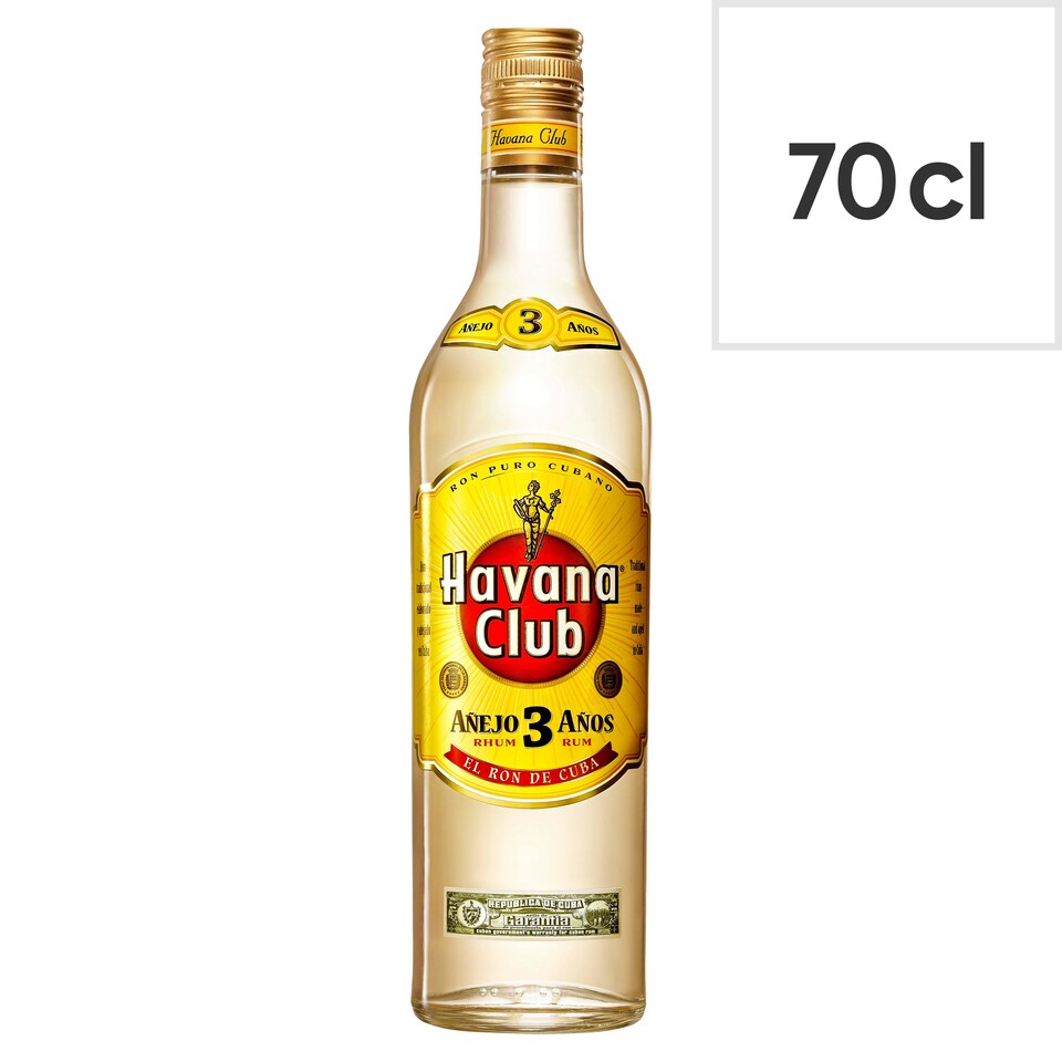 image 1 of Havana Club 3 Year Old White Rum 70Cl