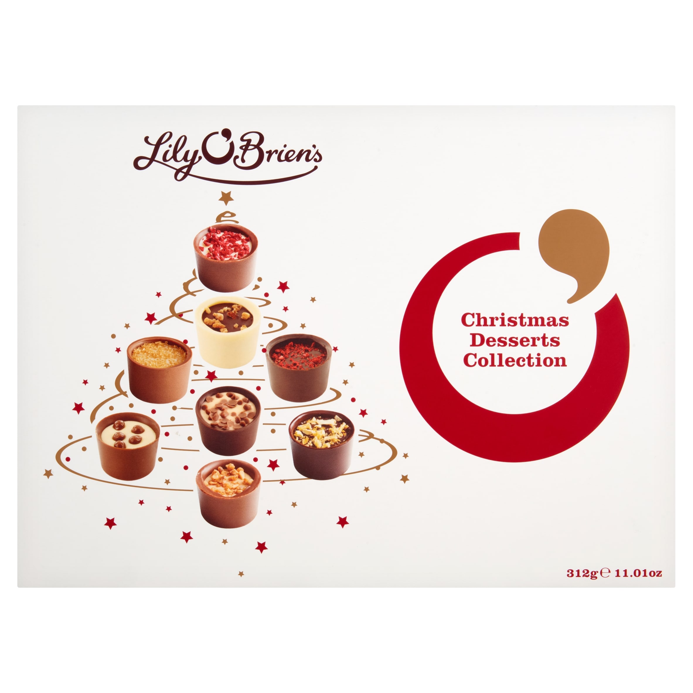Lily O'brien's Christmas Desserts Chocolate Collection 312G