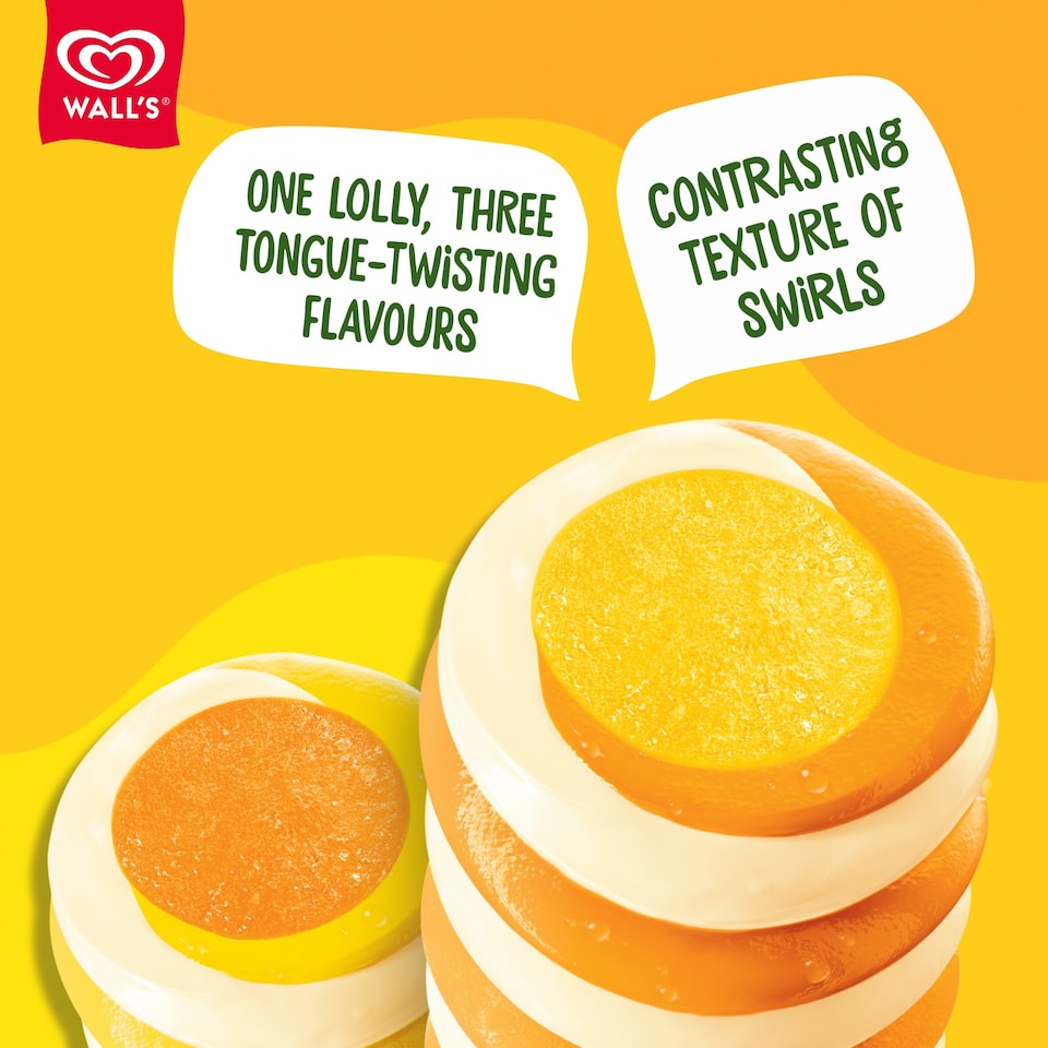 image 1 of Twister Mini Tropical Ice Cream Lollies 6 x 50ml