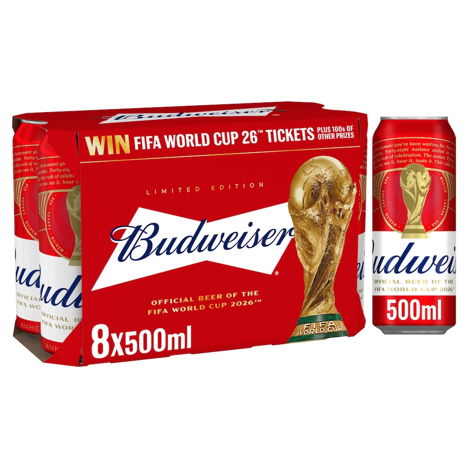 Budweiser Can 8 X 500Ml