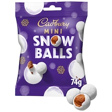 CADBURY MINI SNOWBALLS 74G