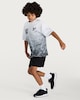 image 1 of F&F Boys Pure Cotton Be Your Very Best Self Camouflage T-Shirt in White