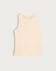 image 5 of F&F Ribbed Racer Vest in Cream