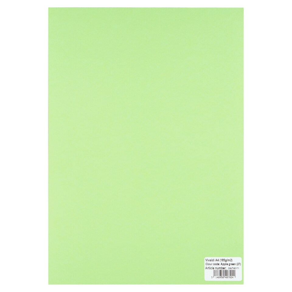 Vivaldi Apple Green Smooth Paper A4