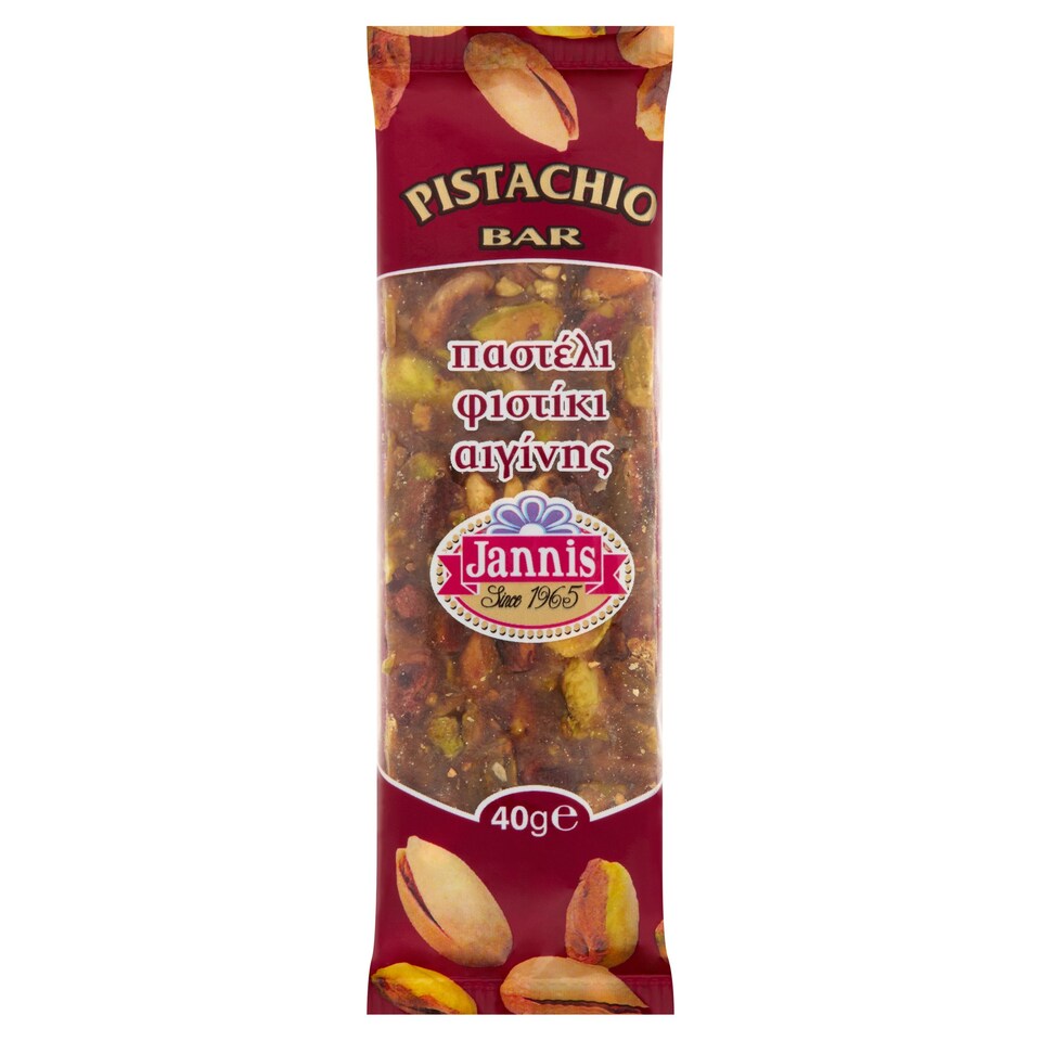JANNIS PISTACHIO BAR 40G