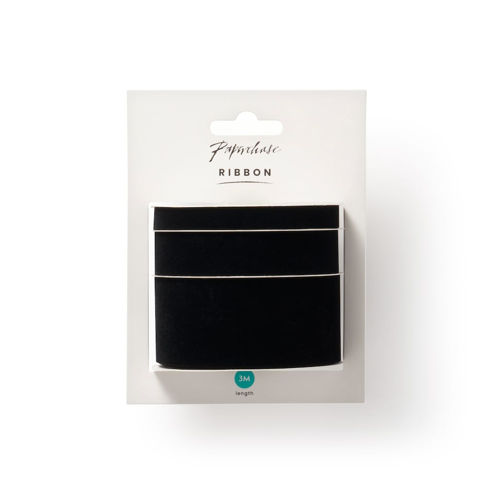 image 1 of Paperchase ReKrafted 3 Pack Velvet Ribbon Set