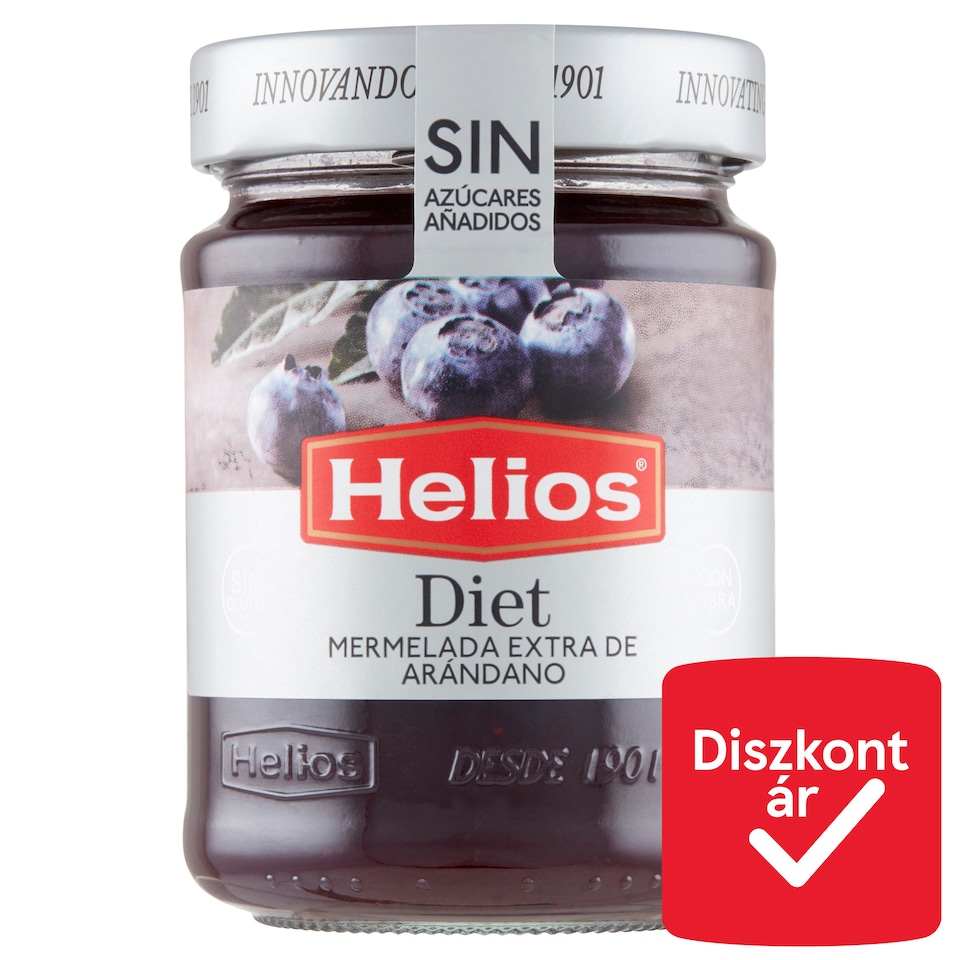 Helios áfonya extradzsem édesítőszerrel 280 g  1. kép