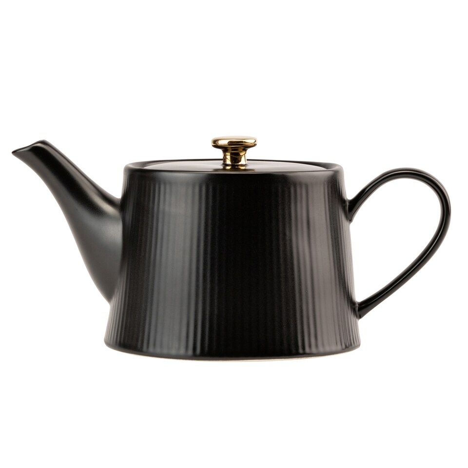 image 1 of Style Sisters Black Teapot