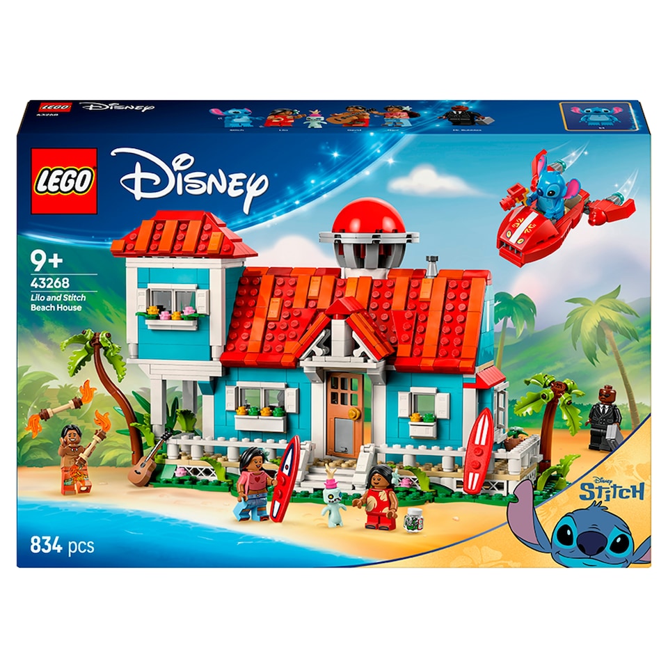 image 1 of LEGO Disney 43268 Lilo And Stitch Beach House