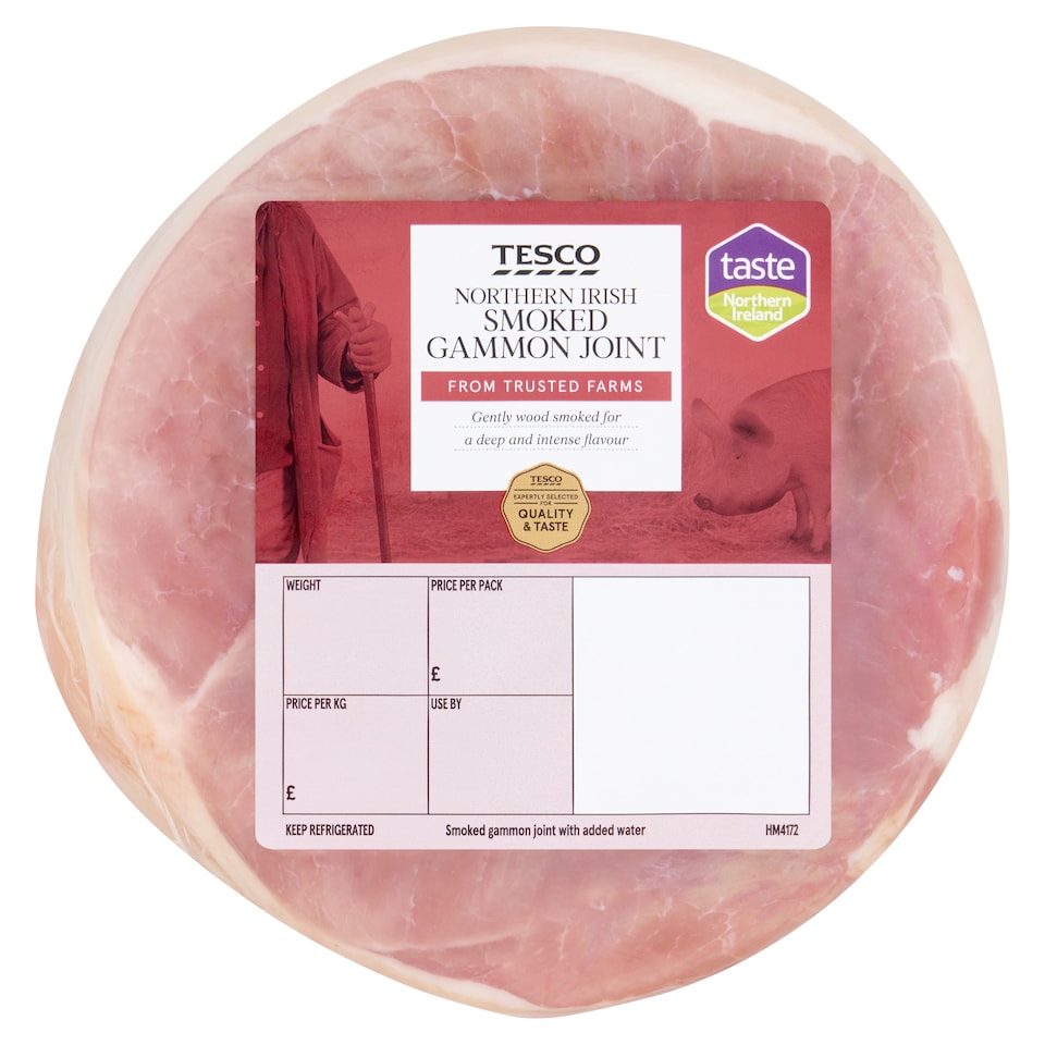 Tesco Northern Irish Smoked Gammon Joint 1.317kg - 1.420kg