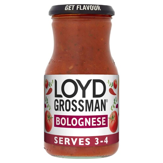 Loyd Grossman Bolognese Pasta Sauce 425G Tesco Groceries