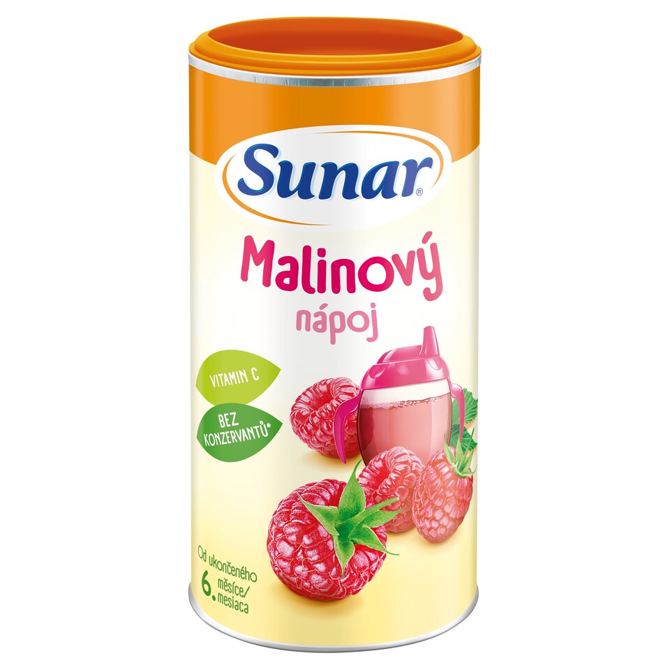 Sunar rozpustný nápoj malinový 200 g