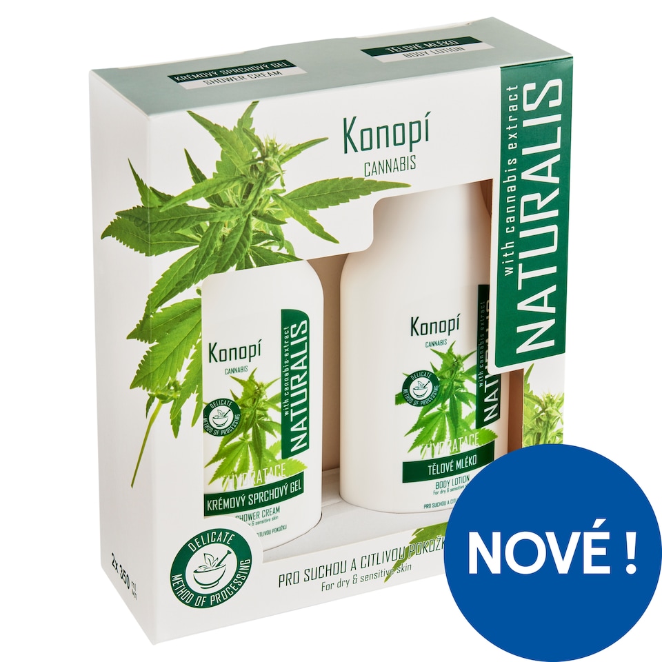 Obrázek 1 pro produkt Naturalis Konopí dárková sada 2 x 350ml
