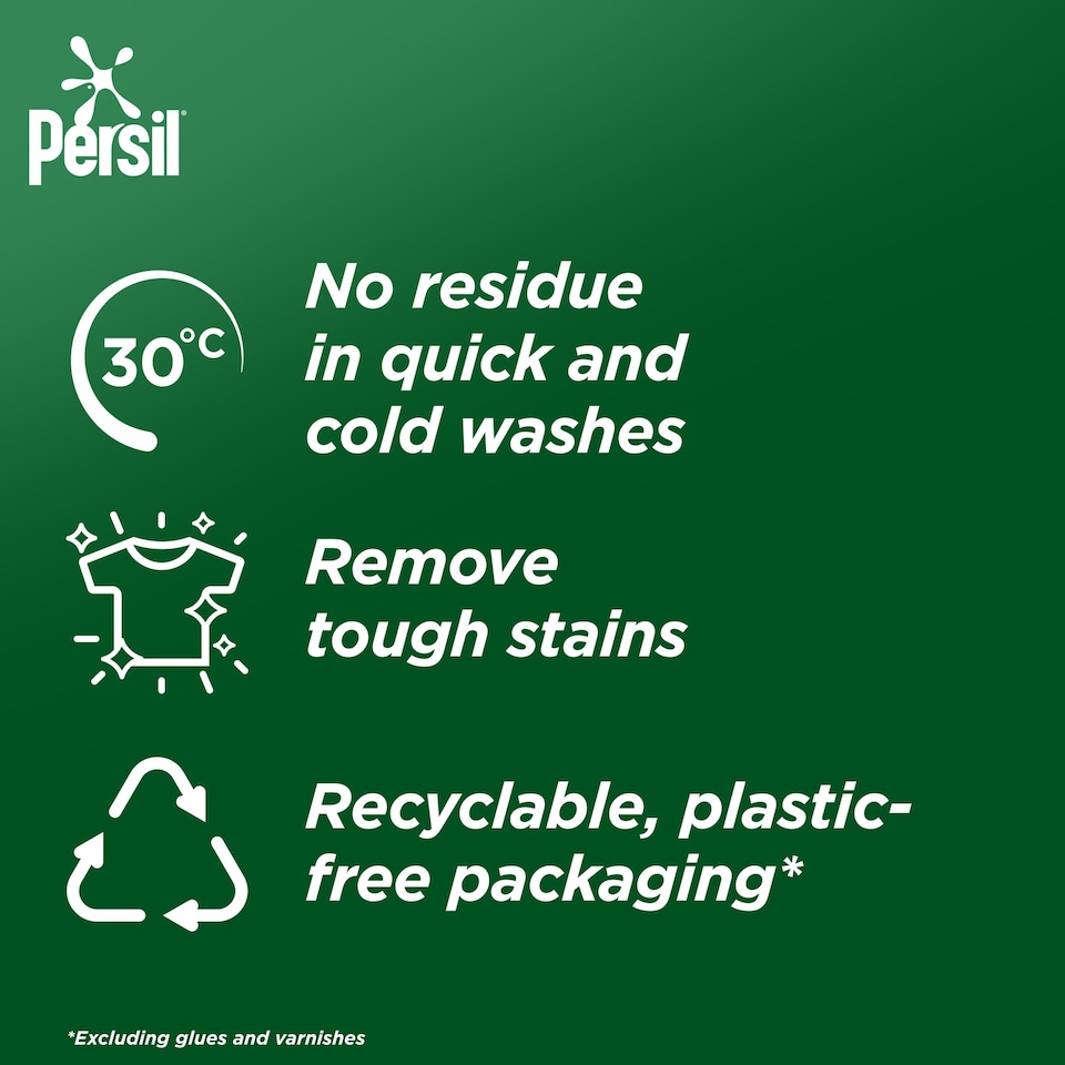 image 1 of Persil Ultimate Active Clean Laundry WashingDetergent Capsules 33 washes 696g