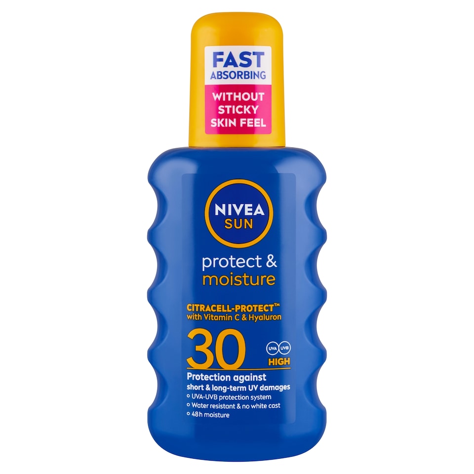 obrázok 1 z Nivea Sun Protect & Moisture Hydratačný sprej na opaľovanie OF 30 200 ml